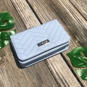 BEBE SOPHIA CROSSBODY BAG IN BABY BLUE